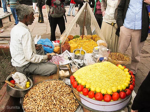 Indian Chaat Street Vendor