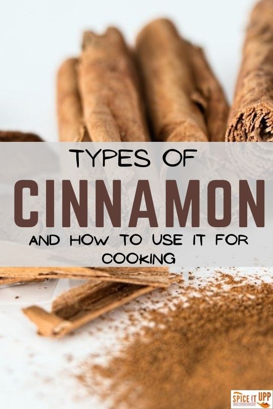 types of cinnamon pinterest image
