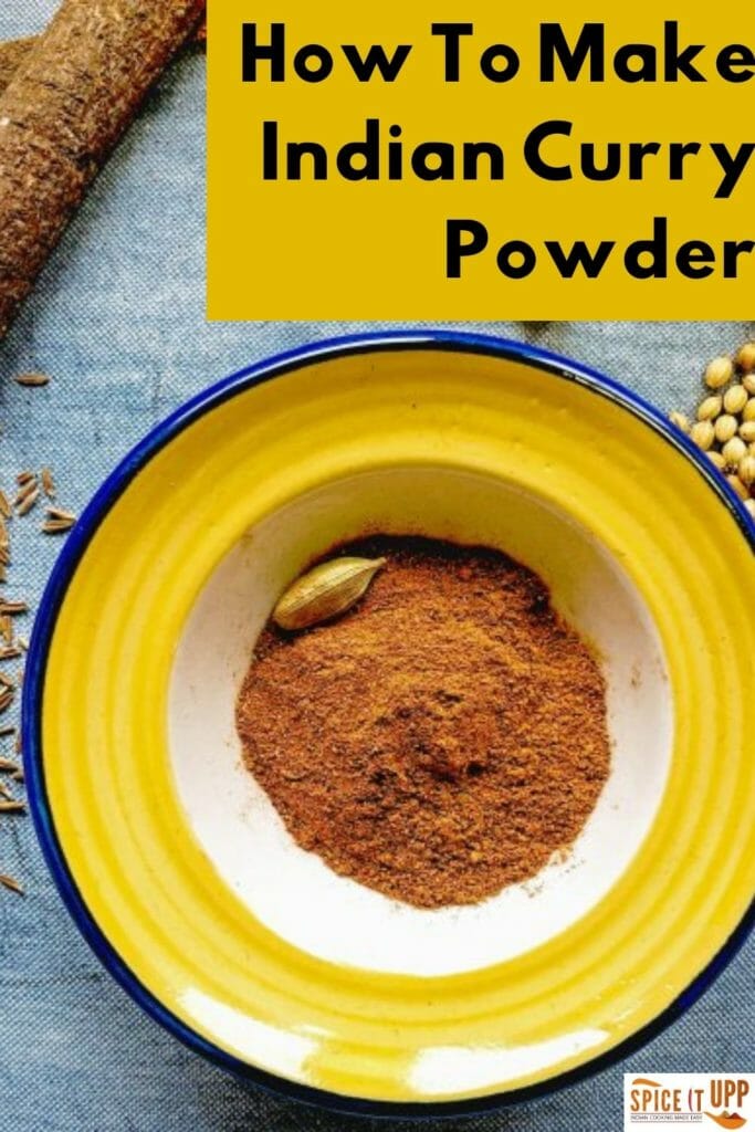 Indian curry powder recipe pinterest image