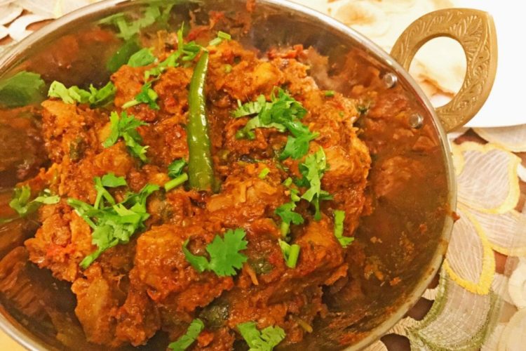 Easy Lamb Bhuna recipe made with homemade Spice blend